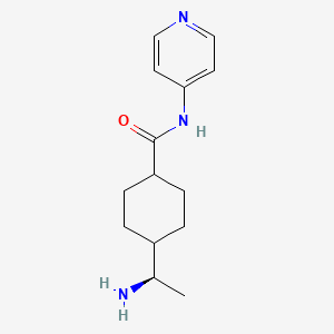 4-[(1R)-1-aminoethyl]-N-pyridin-4-ylcyclohexane-1-carboxamide