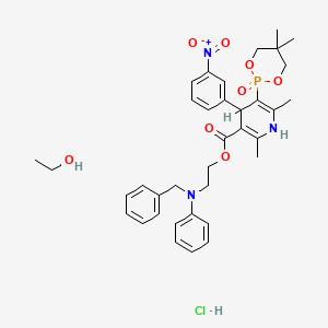 EFONIDIPINE HYDROCHLORIDE MONOETHANOLATE