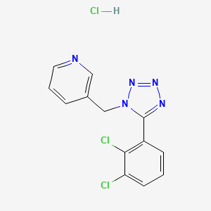 3-[[5-(2,3-dichlorophenyl)tetrazol-1-yl]methyl]pyridine;hydrochloride