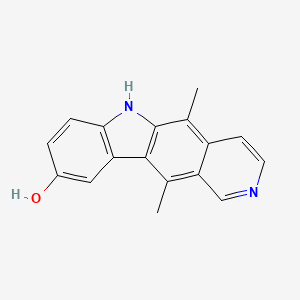 5,11-dimethyl-6H-pyrido[4,3-b]carbazol-9-ol