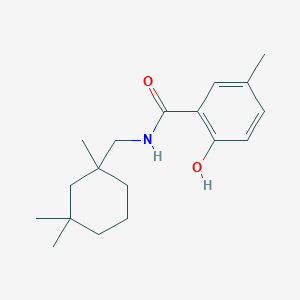 2-Hydroxy-5-methyl-N-((1,3,3-trimethylcyclohexyl)methyl)benzamide