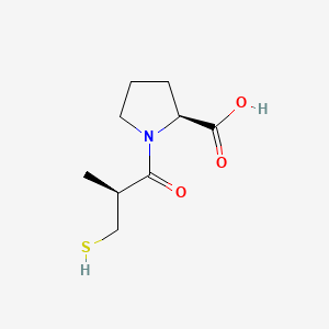 molecular formula C9H15NO3S B1668294 Captopril CAS No. 62571-86-2