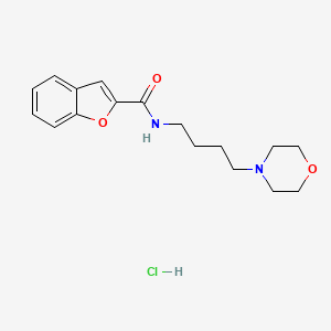 N-(4-morpholin-4-ylbutyl)-1-benzofuran-2-carboxamide;hydrochloride