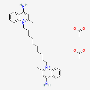 Dequalinium acetate