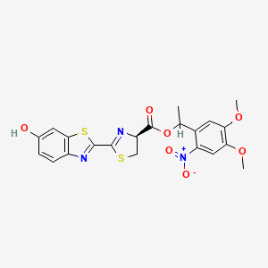 D-Luciferin 1-(4,5-dimethoxy-2-nitrophenyl)ethyl ester