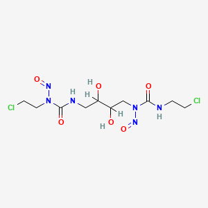 1-(2-Chloroethyl)-3-[4-[2-chloroethylcarbamoyl(nitroso)amino]-2,3-dihydroxybutyl]-1-nitrosourea