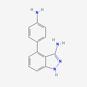 4-(4-aminophenyl)-1H-indazol-3-amine