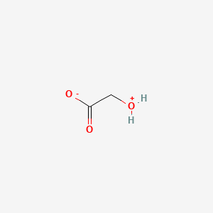 molecular formula C2H4O3<br>C2H4O3<br>HOCH2COOH B1673462 Glycolic acid CAS No. 79-14-1