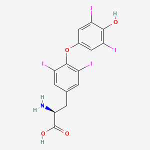 molecular formula C15H11I4NO4 B1675186 L-thyroxine CAS No. 51-48-9