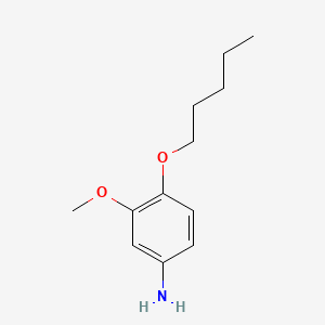 3-methoxy-4-pentoxyaniline