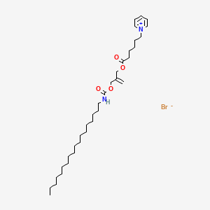 N-(5-((2-Methylene-3-(((octadecylamino)carbonyl)oxy)propoxy)carbonyl)pentyl)pyridinium