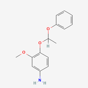 p-Phenetidine, 3-methoxy-alpha-phenoxy-