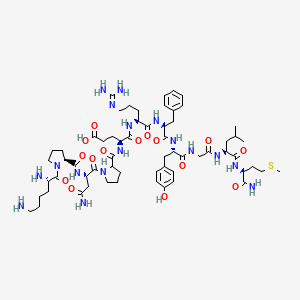 Lys-pro-asn-pro-glu-arg-phe-tyr-gly-leu-met-NH2