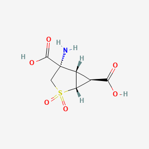 (1R,4S,5S,6S)-4-amino-2,2-dioxo-2λ6-thiabicyclo[3.1.0]hexane-4,6-dicarboxylic acid