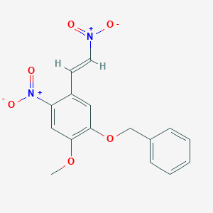 (E)-1-(Benzyloxy)-2-methoxy-4-nitro-5-(2-nitrovinyl)benzene