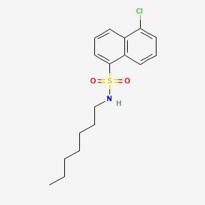 5-chloro-N-heptylnaphthalene-1-sulfonamide