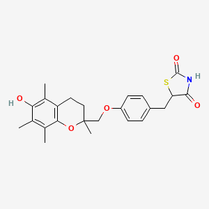 B1681588 Troglitazone CAS No. 97322-87-7