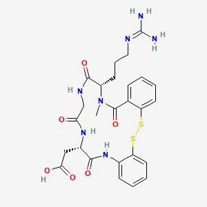 L-alpha-Asparagine, N2-(2-mercaptobenzoyl)-N2-methyl-L-arginylglycyl-N-(2-mercaptophenyl)-, cyclic (1-->3)-disulfide