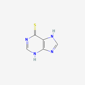 B1684380 6-Mercaptopurine CAS No. 50-44-2