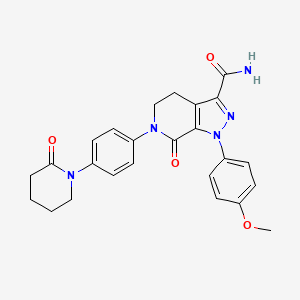 B1684502 Apixaban CAS No. 503612-47-3