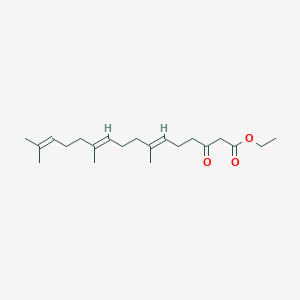 ethyl (6E,10E)-7,11,15-trimethyl-3-oxohexadeca-6,10,14-trienoate