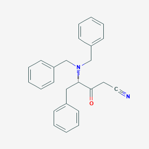 4S-4-Dibenzylamino-3-oxo-5-phenyl-pentanonitrile