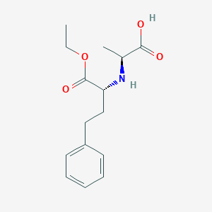 (-)-N-[1-(R)-Ethoxycarbonxyl-3-phenylpropyl]-L-alanine