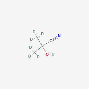 2-Cyano-2-propanol-1,1,1,3,3,3-d6