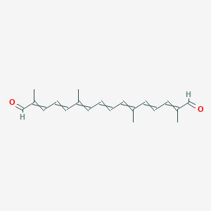2,6,11,15-Tetramethylhexadeca-2,4,6,8,10,12,14-heptaenedial