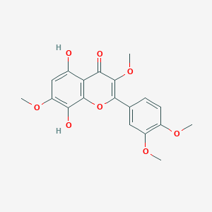 2-(3,4-Dimethoxyphenyl)-5,8-dihydroxy-3,7-dimethoxychromen-4-one