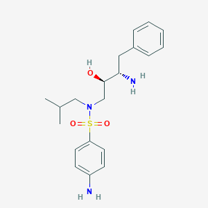 4-Amino-N-((2R,3S)-3-amino-2-hydroxy-4-phenylbutyl)-N-isobutylbenzenesulfonamide