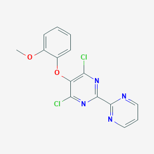 4,6-Dichloro-5-(2-methoxyphenoxy)-2,2'-bipyrimidine