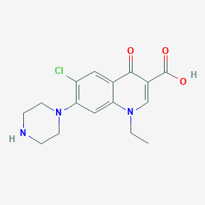 6-Chloro-1-Ethyl-4-Oxo-7-(Piperazin-1-yl)-1,4-Dihydroquinoline-3-Carboxylic acid