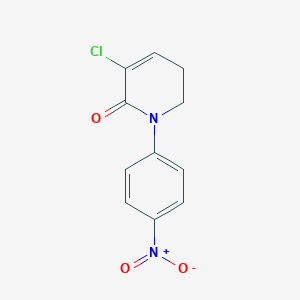 3-Chloro-1-(4-nitrophenyl)-5,6-dihydropyridin-2(1H)-one