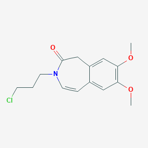 3-(3-Chloropropyl)-1,3-dihydro-7,8-dimethoxy-2H-3-benzazepin-2-one