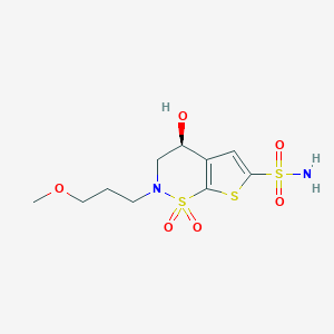 (S)-4-Hydroxy-2-(3-methoxypropyl)-3,4-dihydro-2H-thieno[3,2-e][1,2]thiazine-6-sulfonamide 1,1-dioxide