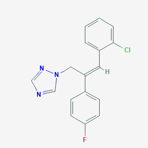 (Z)-1-(3-(2-CHLOROPHENYL)-2-(4-FLUOROPHENYL)ALLYL)-1H-1,2,4-TRIAZOLE