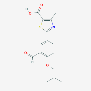 2-(3-Formyl-4-(2-methylpropoxy)phenyl)-4-methyl-5-thiazolecarboxylic acid