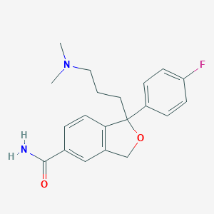 1-(3-Dimethylaminopropyl)-1-(4-fluorophenyl)-1,3-dihydroisobenzofuran-5-carboxamide