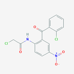 2-Chloro-N-(2-(2-chlorobenzoyl)-4-nitrophenyl)acetamide