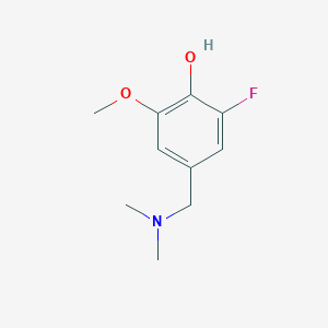 4-(Dimethylaminomethyl)-6-fluoro-2-methoxyphenol