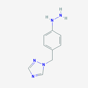 1-(4-Hydrazinylbenzyl)-1H-1,2,4-triazole