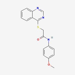 B2529086 N-(4-methoxyphenyl)-2-quinazolin-4-ylsulfanylacetamide CAS No. 704875-85-4