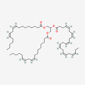 4Z,7Z,10Z,13Z,16Z,19Z-docosahexaenoic acid, 2-[[(9Z,12Z)-1-oxo-9,12-octadecadien-1-yl]oxy]-1-[[[(9Z,12Z)-1-oxo-9,12-octadecadien-1-yl]oxy]methyl]ethyl ester