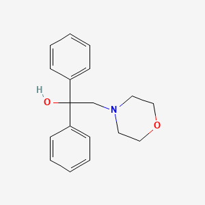 4-Morpholineethanol, alpha,alpha-diphenyl-