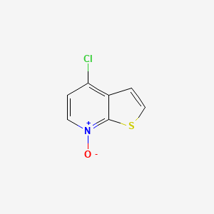 4-chloro-7-oxidothieno[2,3-b]pyridin-7-ium