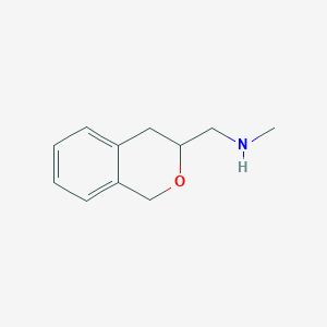 (3,4-dihydro-1H-2-benzopyran-3-ylmethyl)(methyl)amine