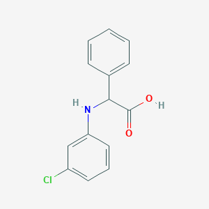 (3-Chloro-phenylamino)-phenyl-acetic acid