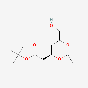 tert-butyl 2-[(4R,6S)-6-(hydroxymethyl)-2,2-dimethyl-1,3-dioxan-4-yl]acetate