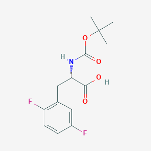 L-Phenylalanine, N-[(1,1-dimethylethoxy)carbonyl]-2,5-difluoro-